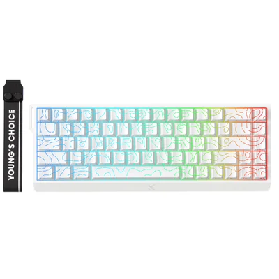 Teclado Gamer Mchose Ace 68 Hall Effect 65% Iluminação RGB