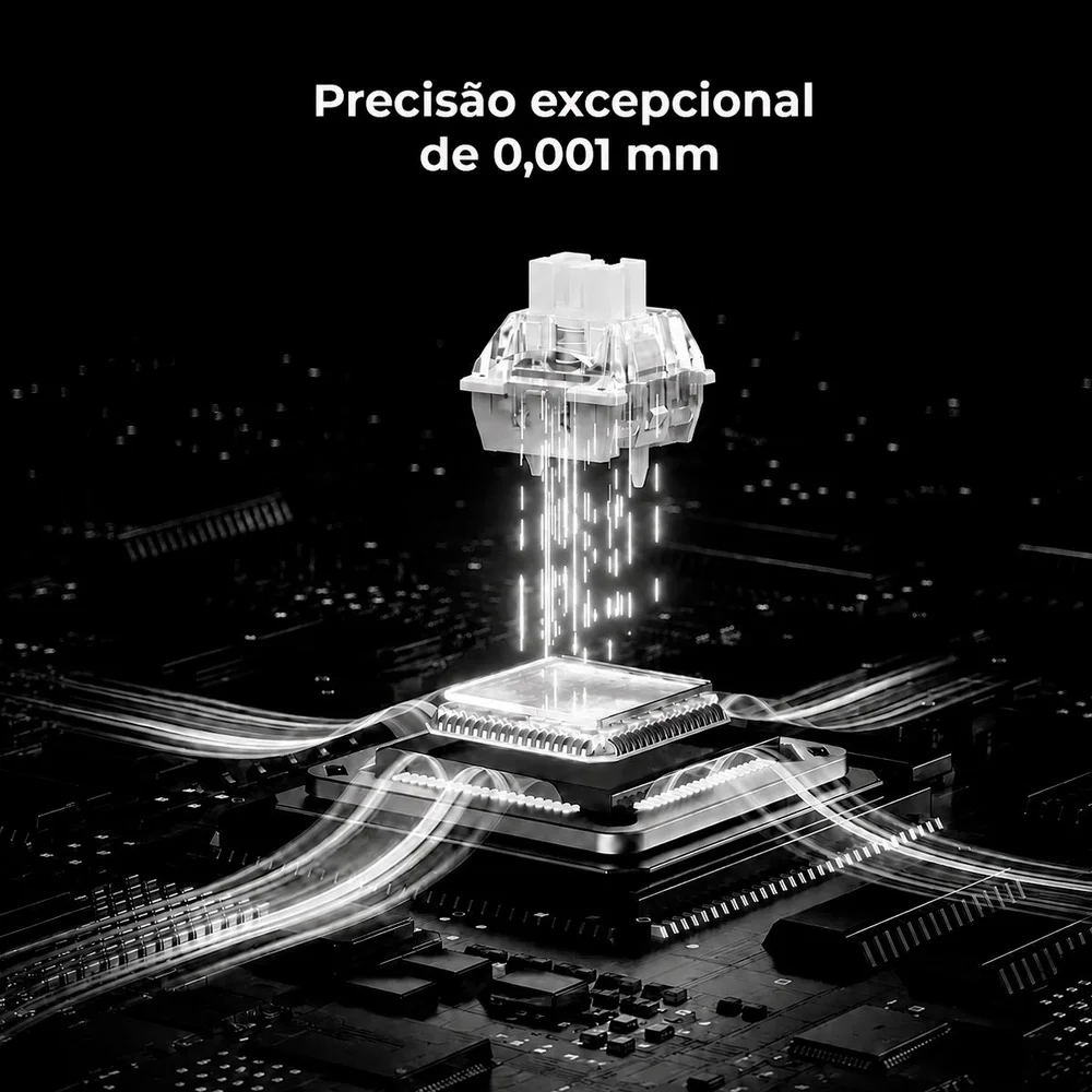 Imagem 2 de 5 do produto Teclado Gamer Mchose Ace 68 Hall Effect 65% Iluminação RGB