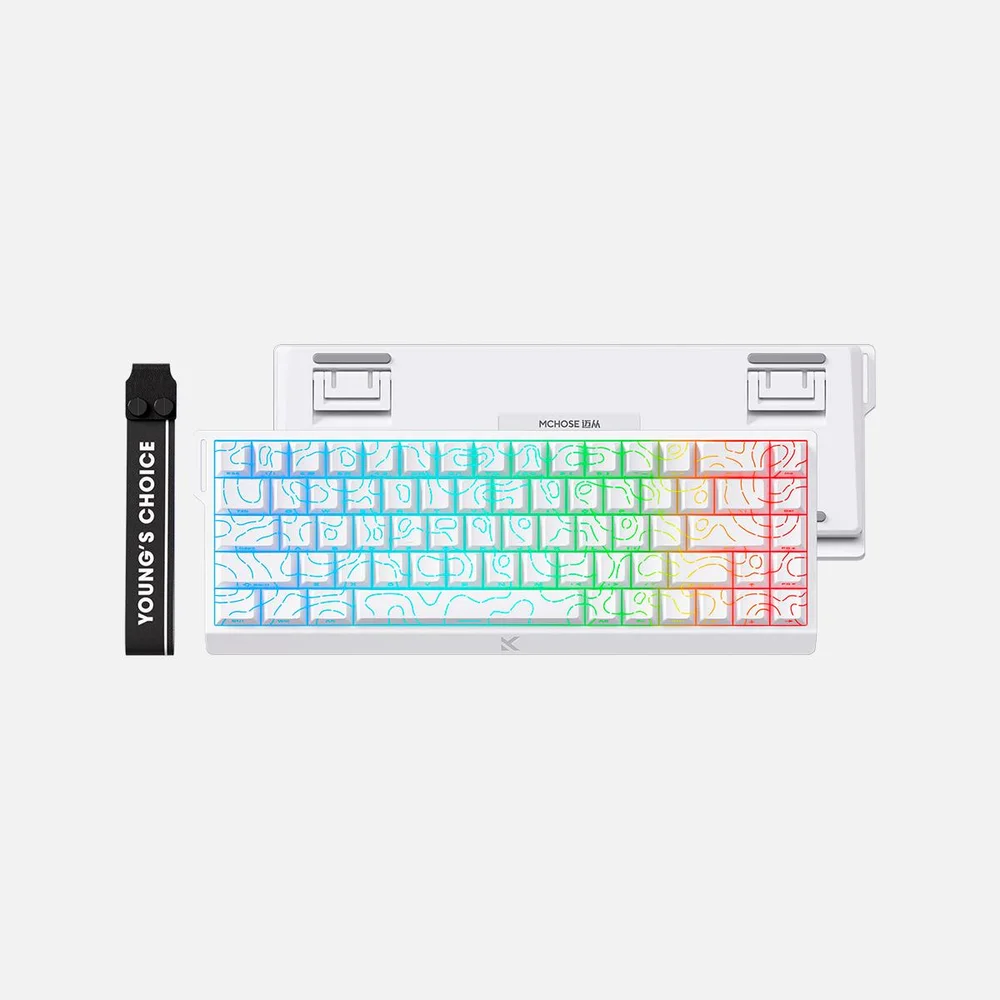 Imagem 4 de 5 do produto Teclado Gamer Mchose Ace 68 Hall Effect 65% Iluminação RGB