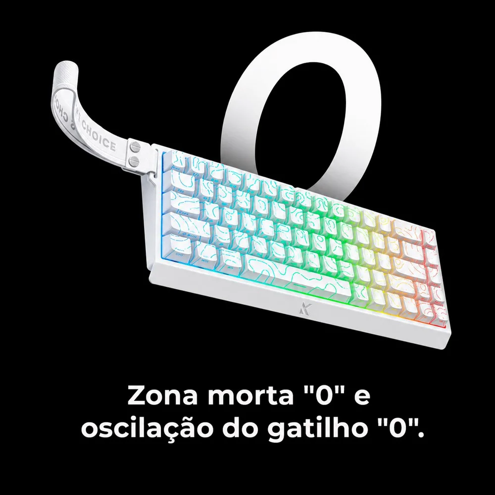 Imagem 5 de 5 do produto Teclado Gamer Mchose Ace 68 Hall Effect 65% Iluminação RGB