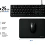 Mouse Pad 30x25 Cm Titancontrol Gamer E Home Office Premium Topget - Preto