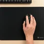 Mouse Pad 30x25 Cm Titancontrol Gamer E Home Office Premium Topget - Preto
