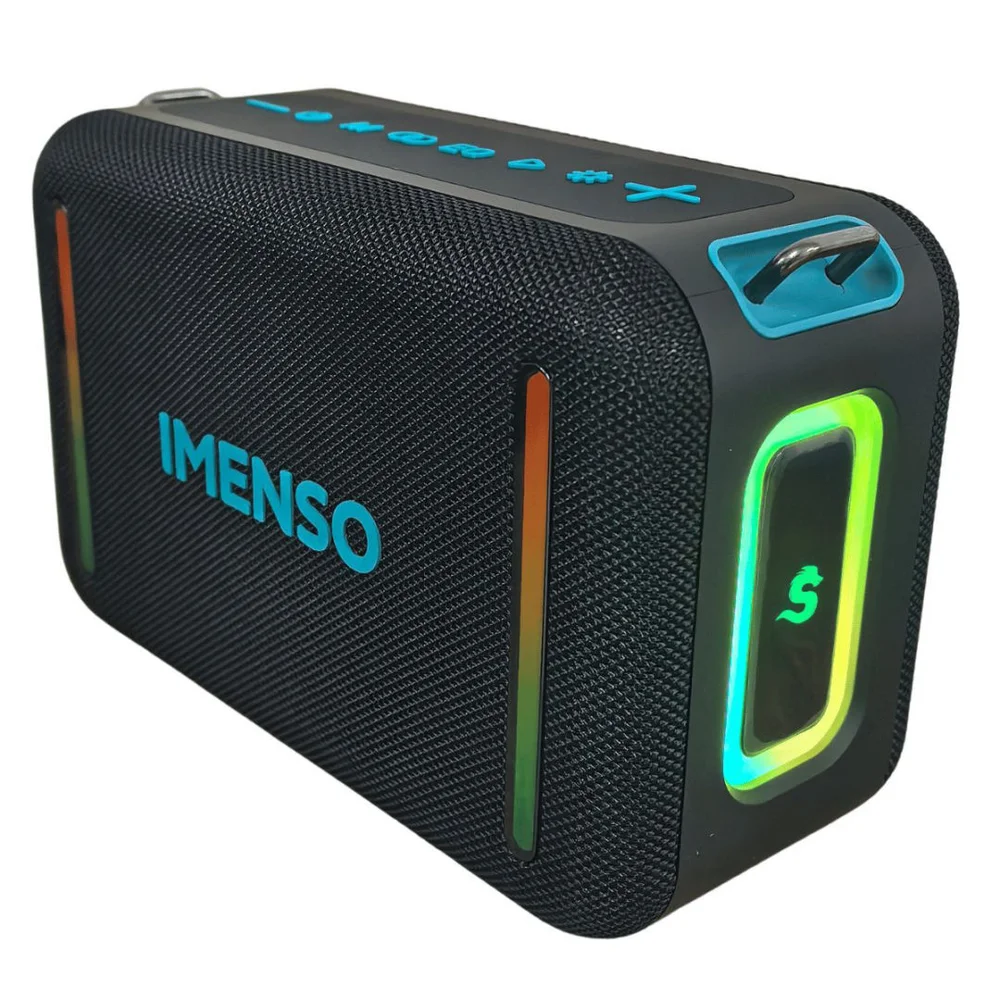 Imagem 2 de 5 do produto Caixa De Som Imenso X55 Bluetooth RGB 40w Recarregável