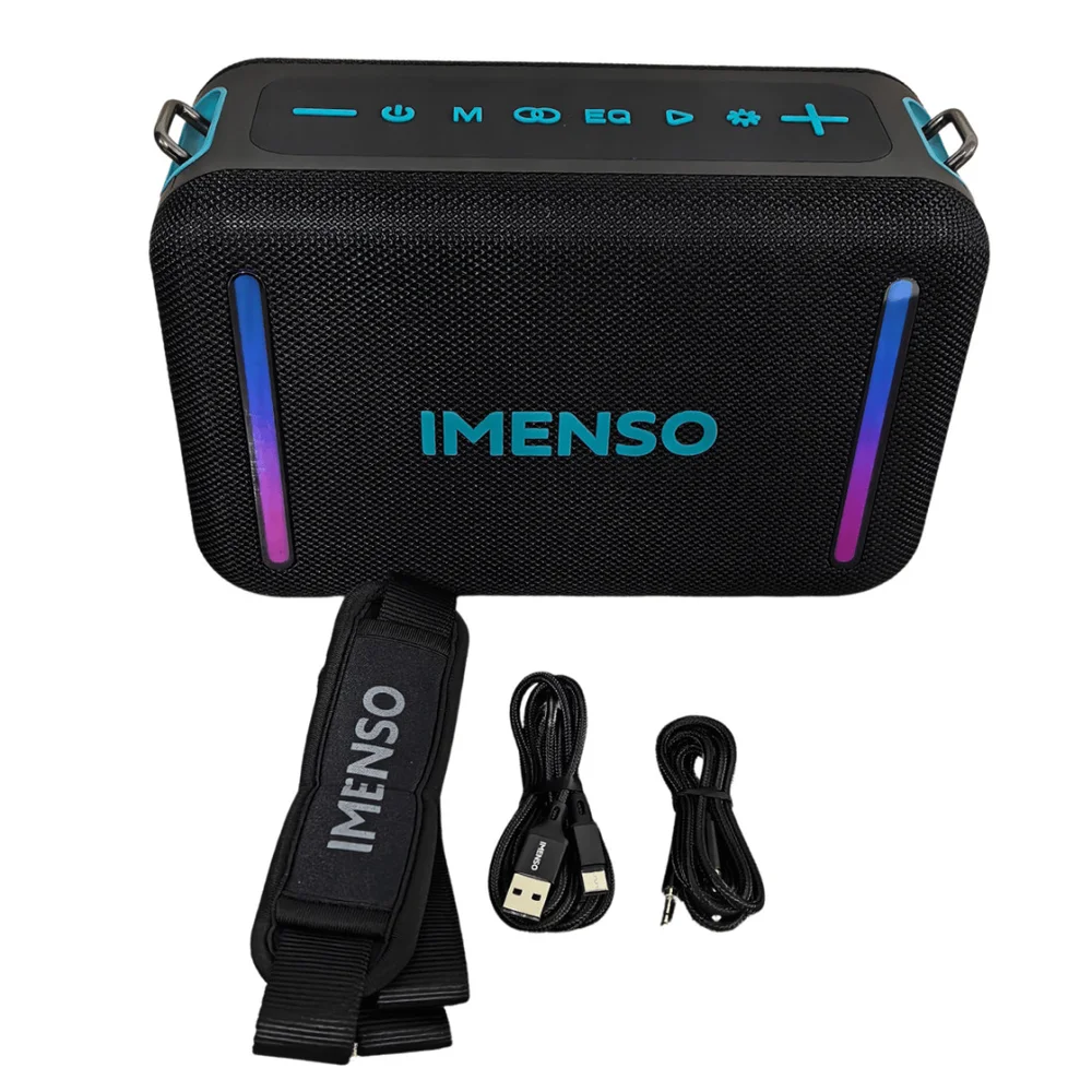 Imagem 5 de 5 do produto Caixa De Som Imenso X55 Bluetooth RGB 40w Recarregável