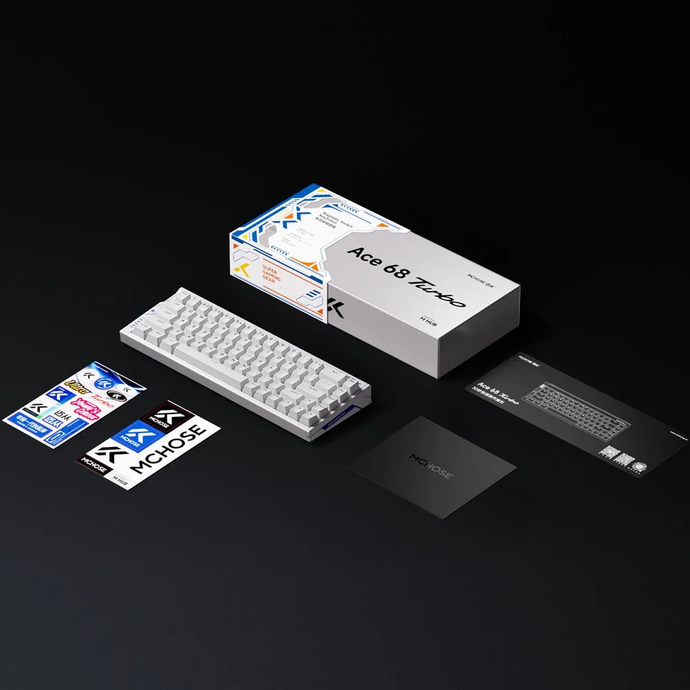 Imagem 2 de 5 do produto Teclado Hall Effect 65% Mchose Ace 68 Turbo 16khz Rapid Trigger RGB Fio