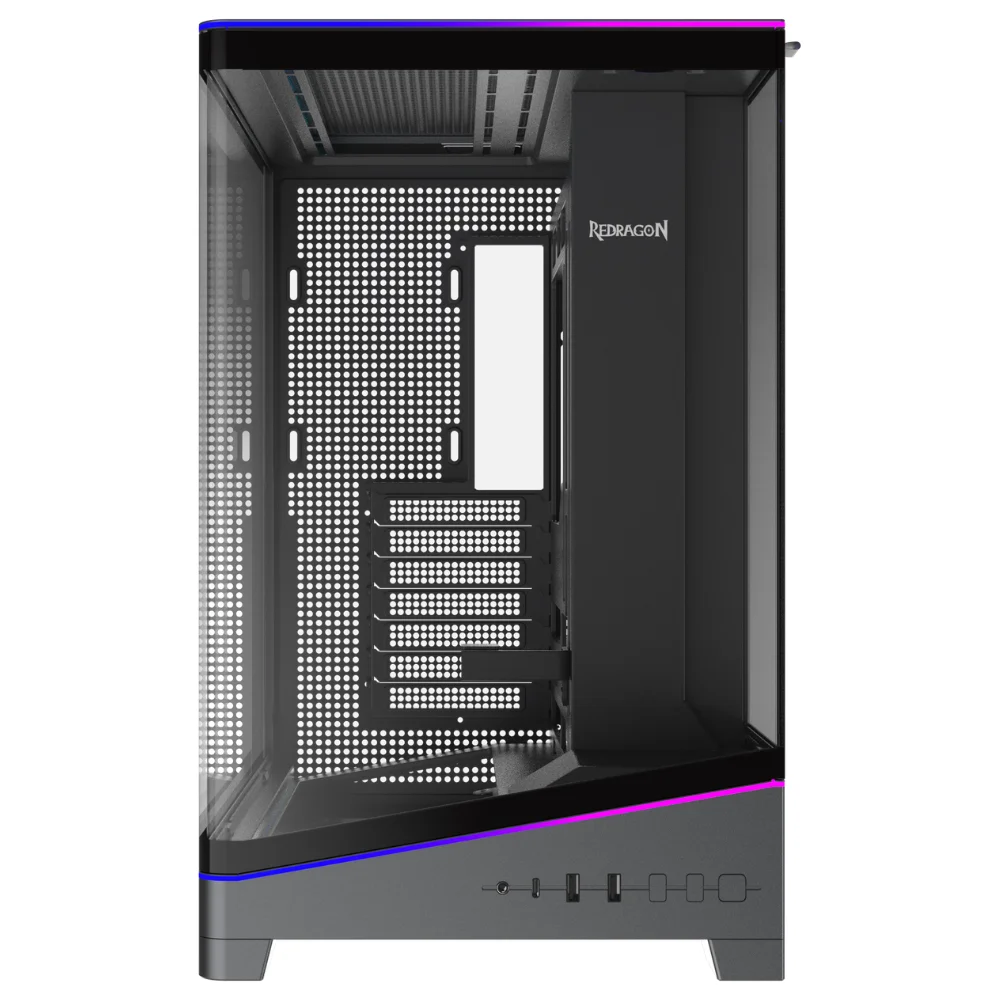 Imagem 4 de 4 do produto Gabinete Gamer Redragon View, Mid Tower, Preto, Sem Fonte, Sem Fans, Ca-622b