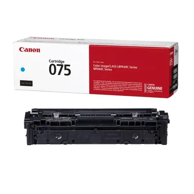 Toner Canon 075c Ciano Para Imageclass Mf663cdw Mf665cdw Mf662cdw Lpb647cdw Lbp646cdw