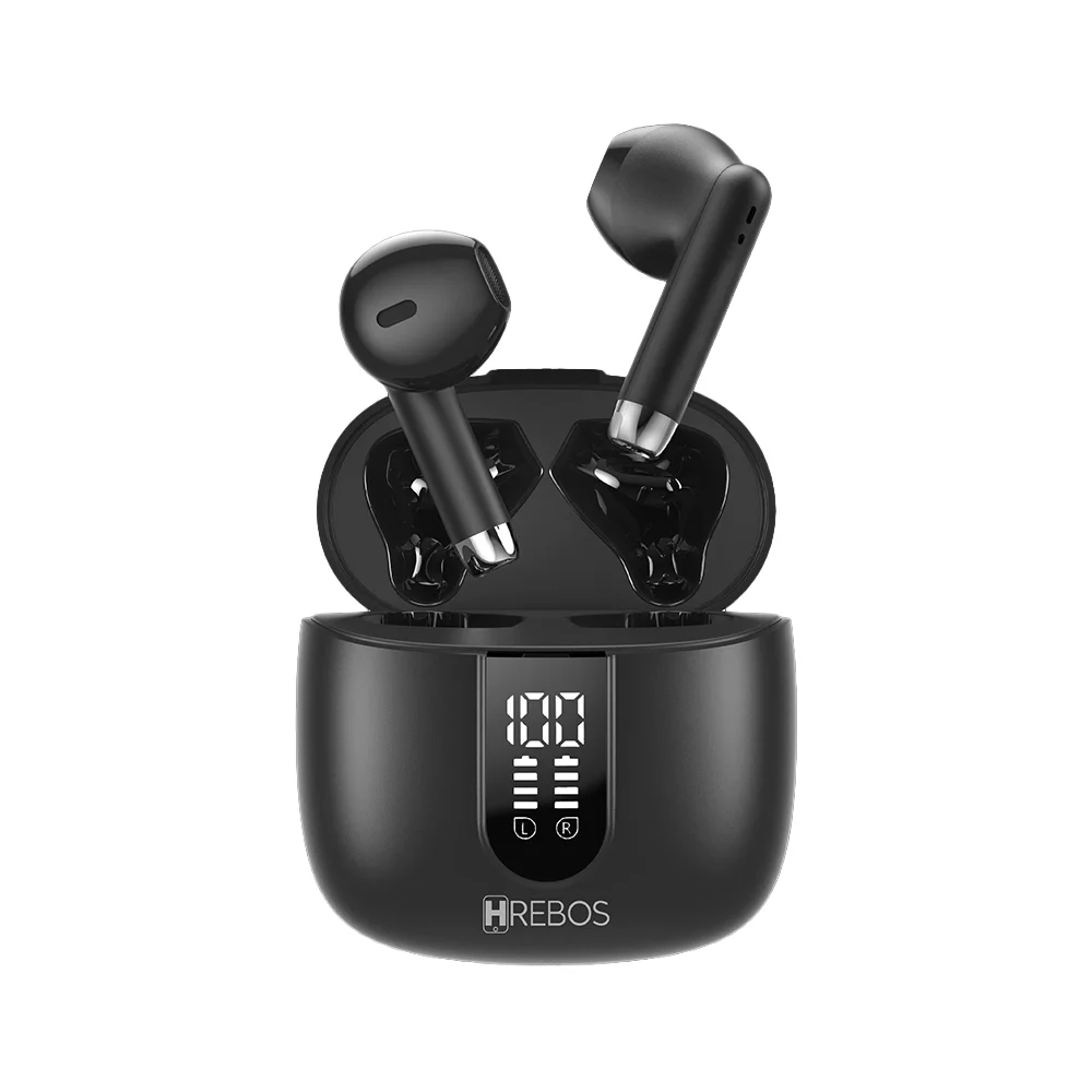 Imagem 3 de 5 do produto Fone Hrebos Eb-235 Asteriapods Bluetooth Tws Display Preto