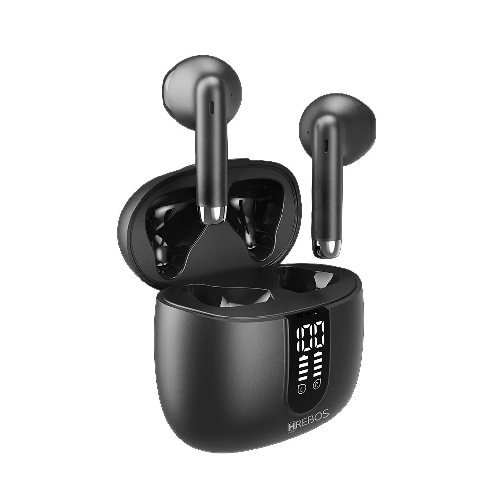 Imagem 5 de 5 do produto Fone Hrebos Eb-235 Asteriapods Bluetooth Tws Display Preto