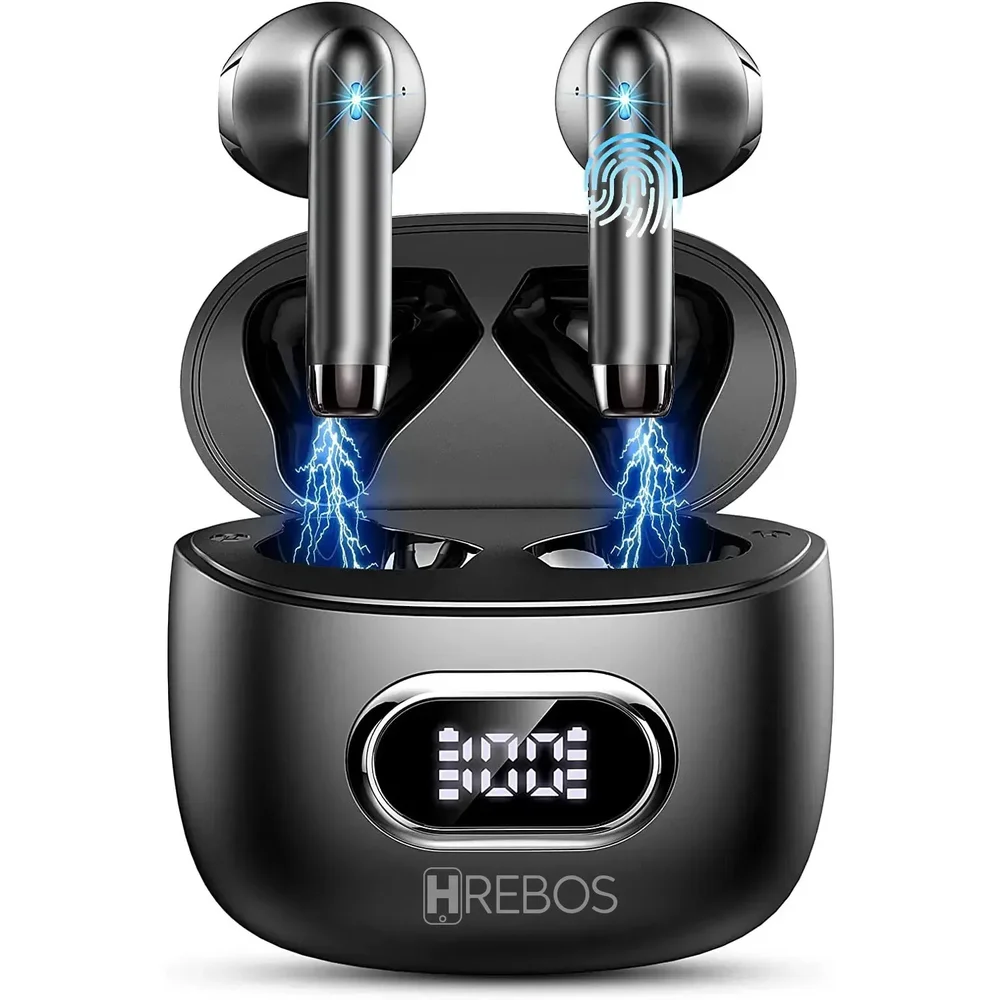 Imagem 4 de 5 do produto Fone Hrebos Eb-236 Vilipods Bluetooth Tws Display Preto
