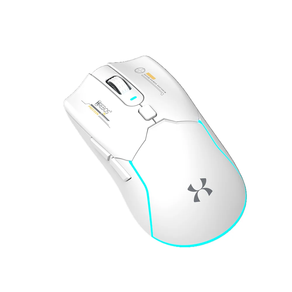 Imagem 4 de 5 do produto Mouse Hrebos If-600 Atlas 2400dpi Wireless Bluetooth Branco