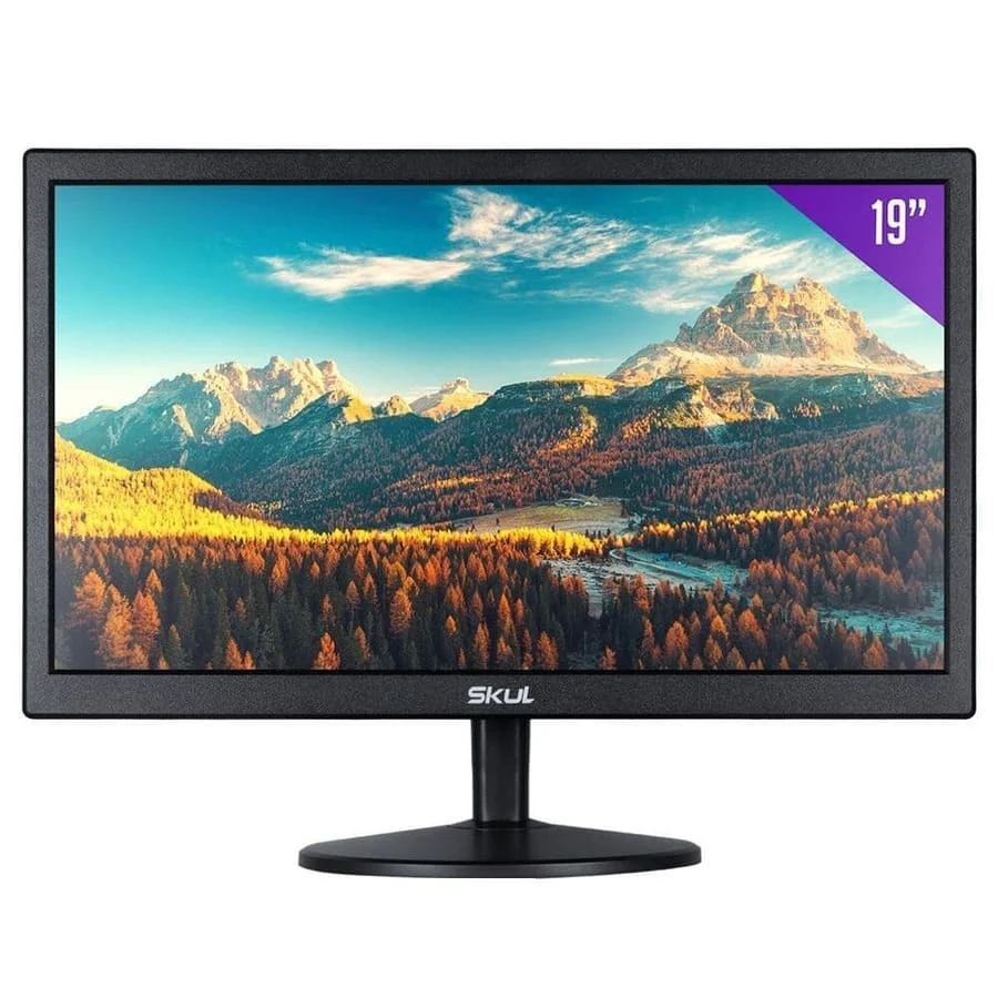Monitor Skul 19" Office LED 5ms Com Entrada HDMI Vga 1440x900 - Sm195ms Monitor Skul 19" Office LED 5ms Com Entrada HDMI Vga 1440x900 - Sm195ms