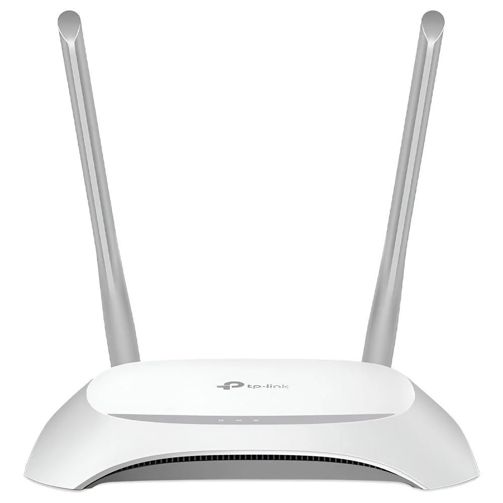 Roteador Wi-fi Tp-link Tl-wr840n 300mbps 2.4ghz 2 Antenas Externas Branco Controle Parental Repetidor