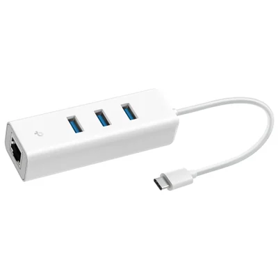 Hub Usb-c Tp-link Ue330c Ethernet Gigabit 4 Portas / 3 Usb 3.0 / 1 Rj-45
