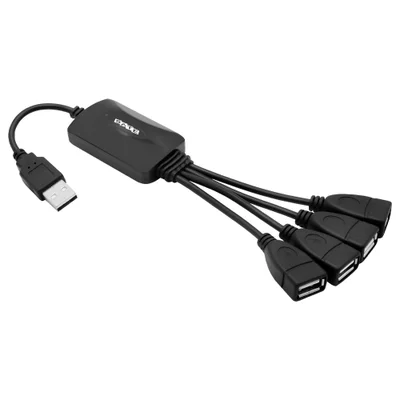 Hub Usb 2.0 Satellite A-hub05 4 Portas - Preto