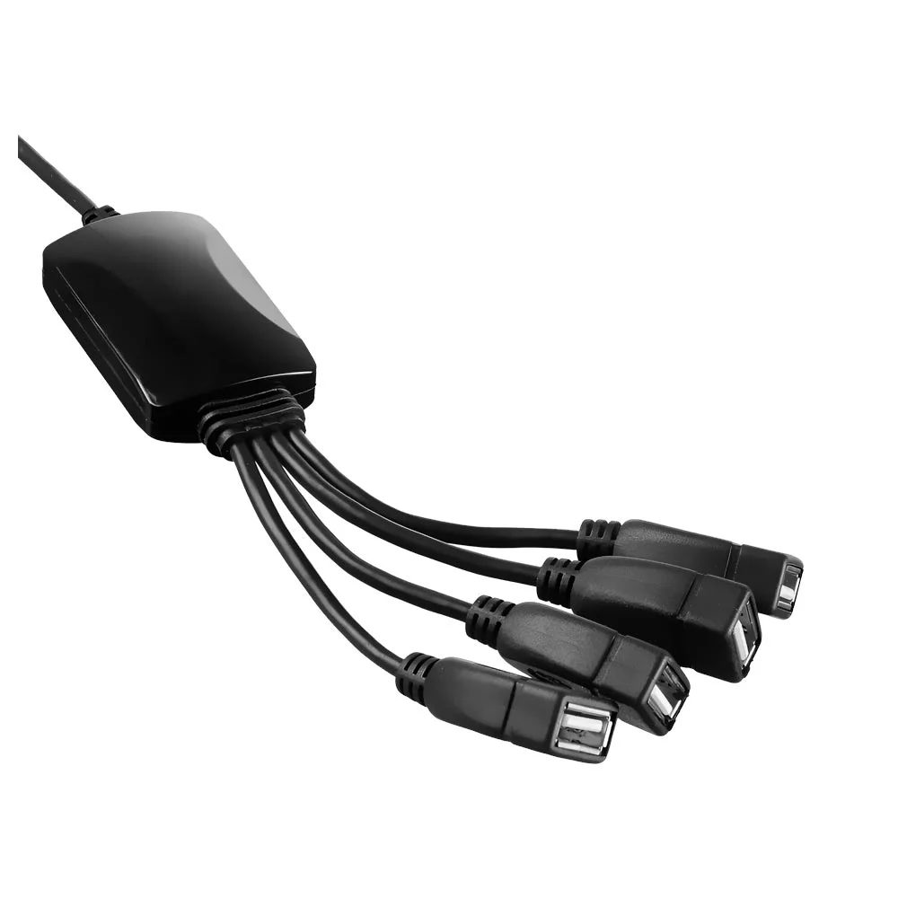 Imagem 2 de 3 do produto Hub Usb 2.0 Satellite A-hub05 4 Portas - Preto