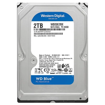 Hd WD 2TB Wd Blue 3.5" Sata 3 7200rpm - Wd20ezbx