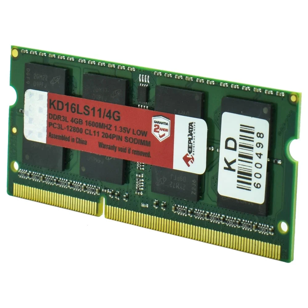 Imagem 2 de 3 do produto Memória Ram Para Notebook Keepdata Ddr3l 4gb 1600mhz - Kd16ls11/4g