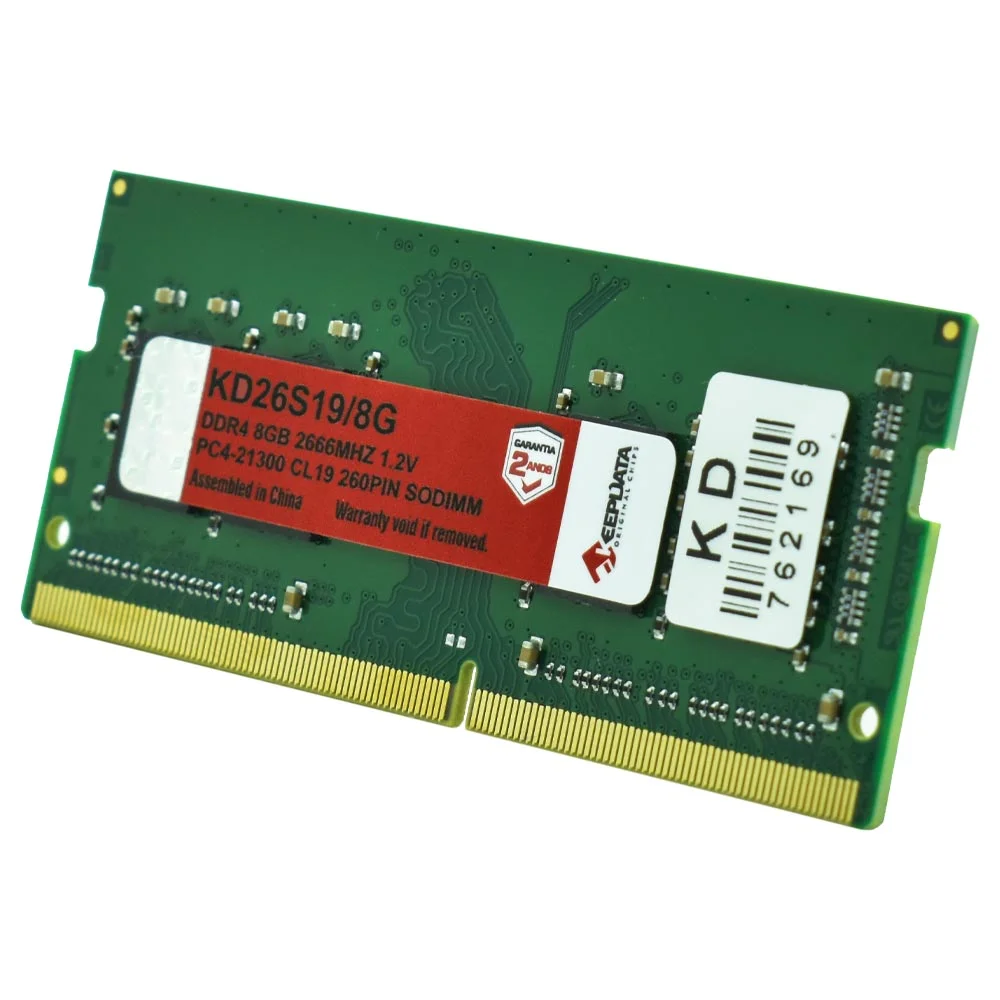 Imagem 2 de 3 do produto Memória Ram Para Notebook Keepdata Ddr4 8GB 2666mhz - Kd26s19/8g