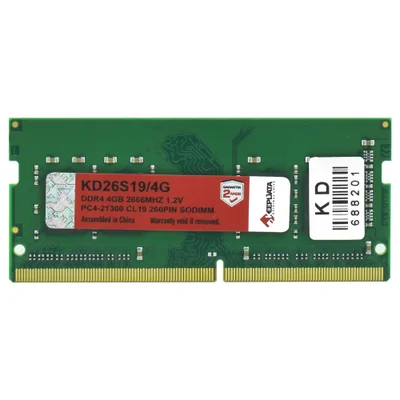 Memória Ram Para Notebook Keepdata Ddr4 4gb 2666mhz - Kd26s19/4g