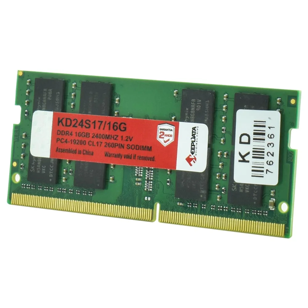 Imagem 2 de 3 do produto Memória Ram Para Notebook Keepdata Ddr4 16gb 2400mhz - Kd24s17/16g