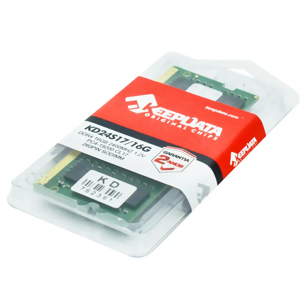 Imagem 3 de 3 do produto Memória Ram Para Notebook Keepdata Ddr4 16gb 2400mhz - Kd24s17/16g