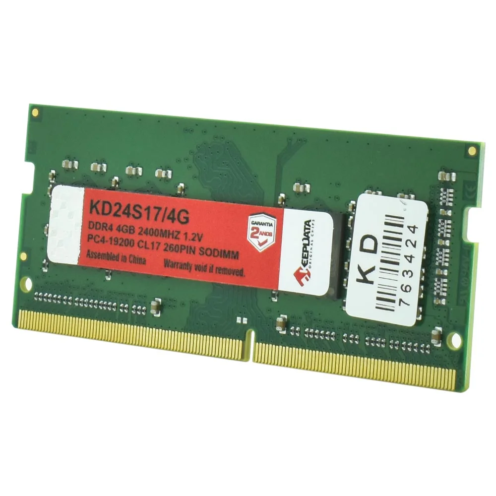 Imagem 2 de 3 do produto Memória Ram Para Notebook Keepdata Ddr4 4gb 2400mhz - Kd24s17/4g