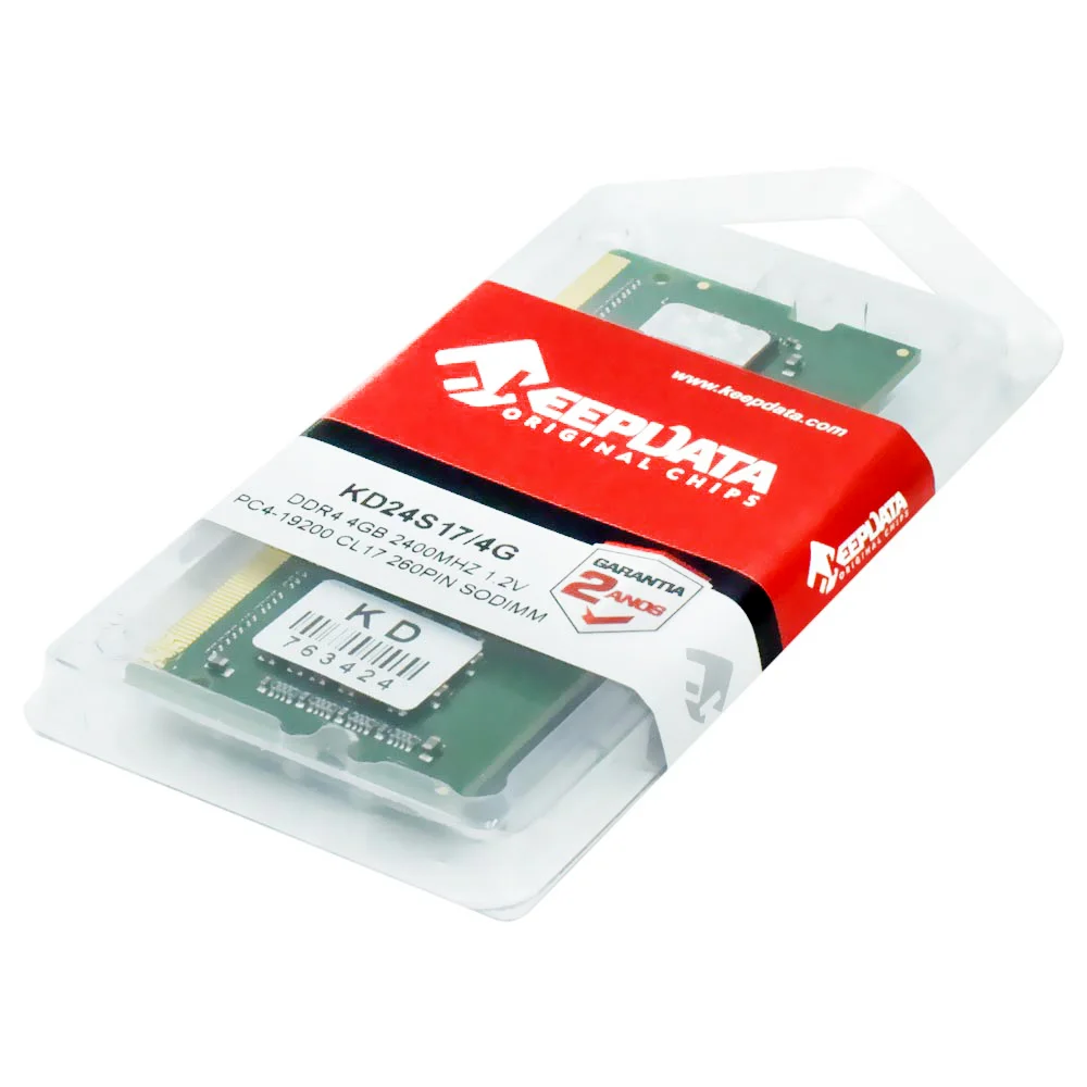 Imagem 3 de 3 do produto Memória Ram Para Notebook Keepdata Ddr4 4gb 2400mhz - Kd24s17/4g