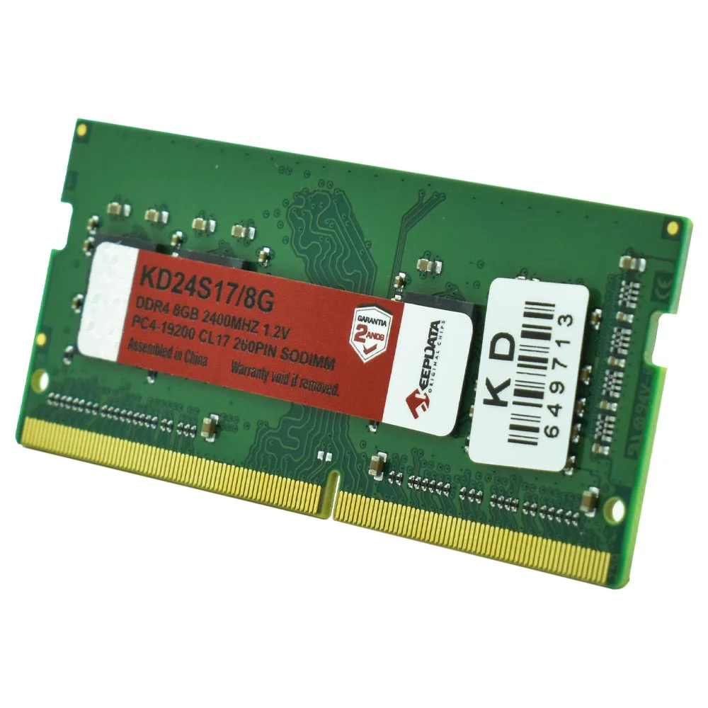 Imagem 2 de 3 do produto Memória Ram Para Notebook Keepdata Ddr4 8GB 2400mhz - Kd24s17/8g