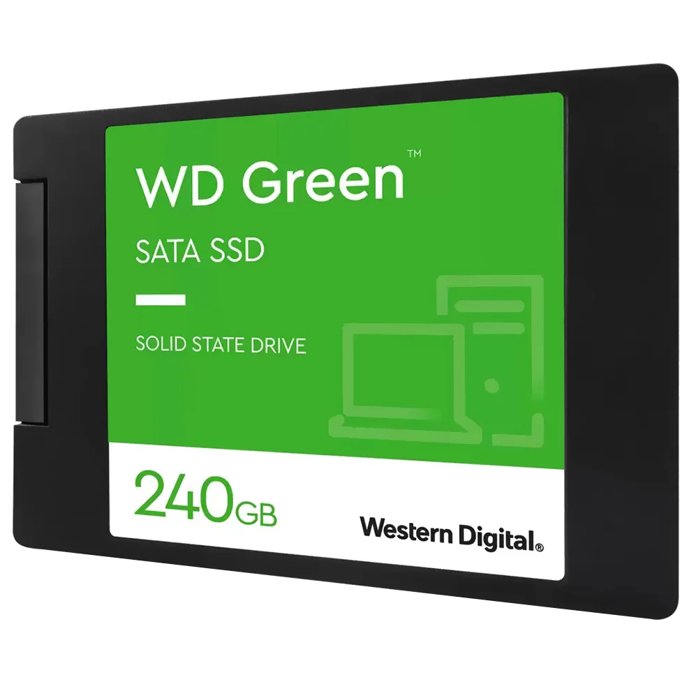 Imagem 2 de 3 do produto SSD WD 240GB Green 2.5" Sata 3 - Wds240g3g0a