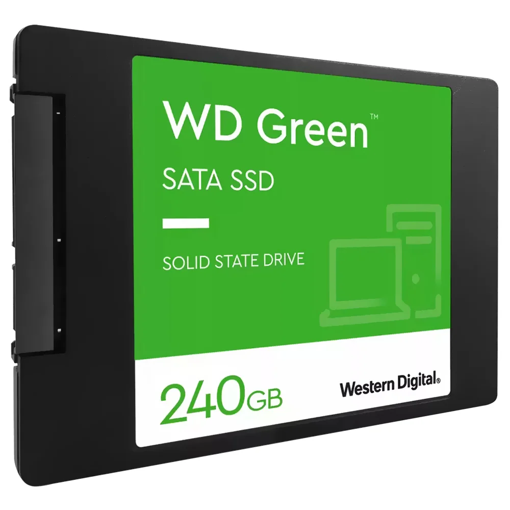 Imagem 3 de 3 do produto SSD WD 240GB Green 2.5" Sata 3 - Wds240g3g0a