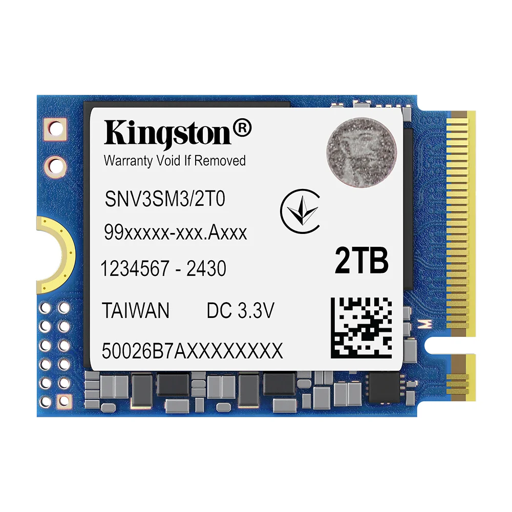 Imagem 2 de 3 do produto SSD Kingston M.2 2TB Nv3 Mini Nvme - Snv3sm3/2t0
