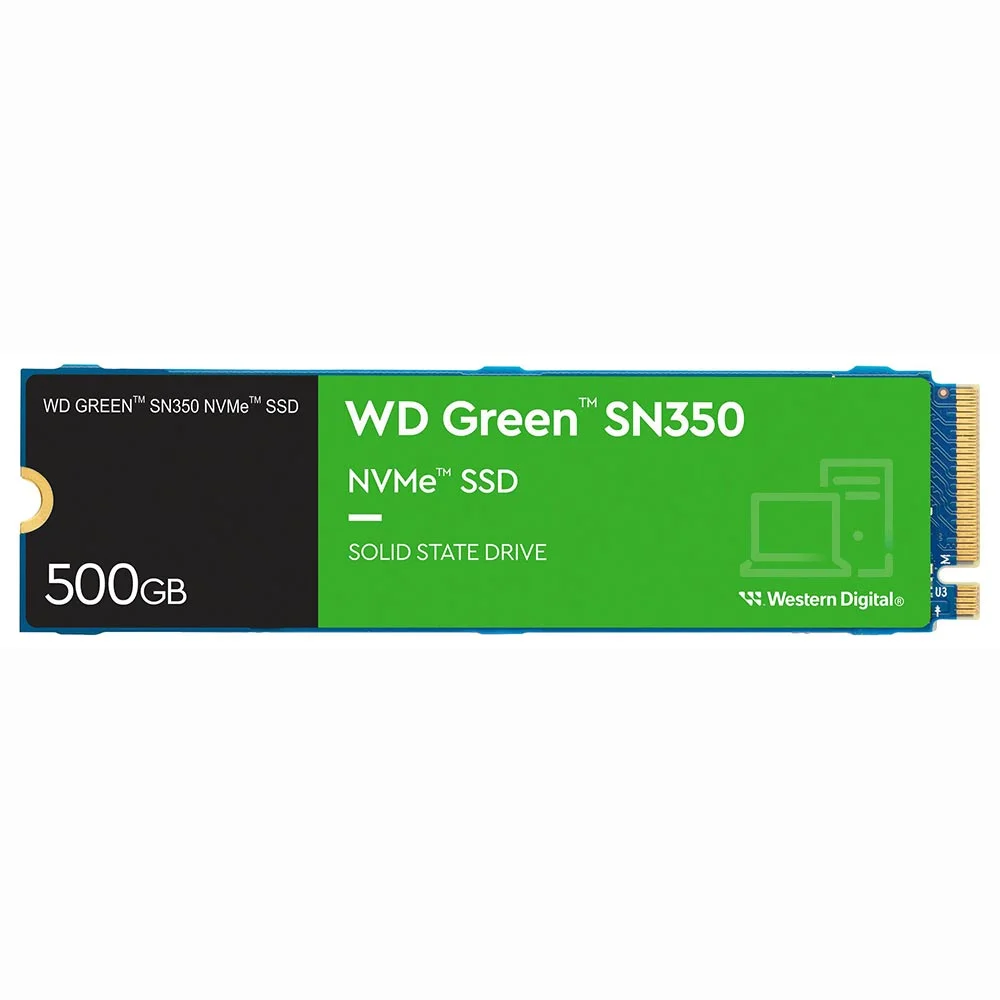 SSD WD M.2 500gb Sn350 Green Nvme - Wds500g2g0c