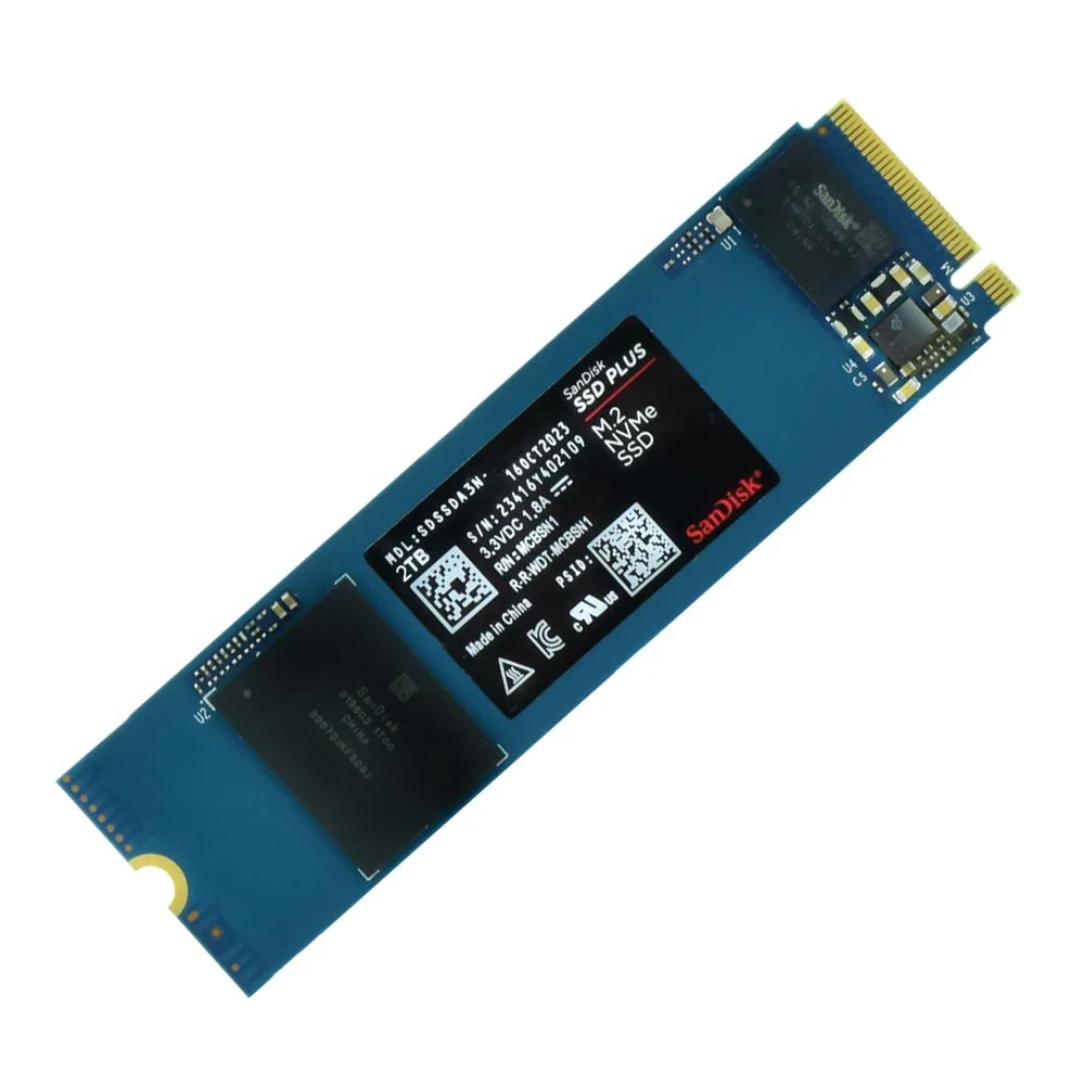 Imagem 3 de 3 do produto SSD Sandisk M.2 2TB Plus Nvme - Sdssda3n-2t00-g26