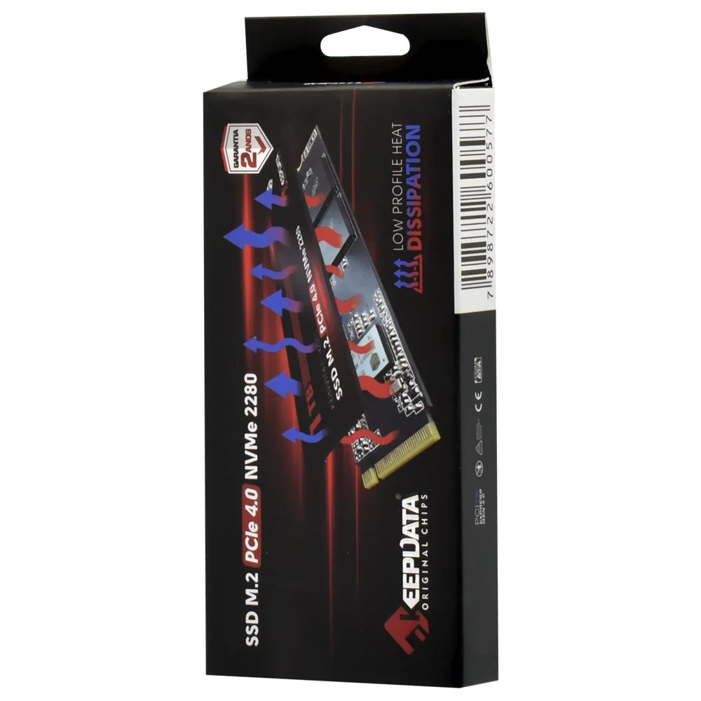Imagem 2 de 3 do produto SSD Keepdata M.2 2TB Nvme - Kdnv2t4.0-16gts