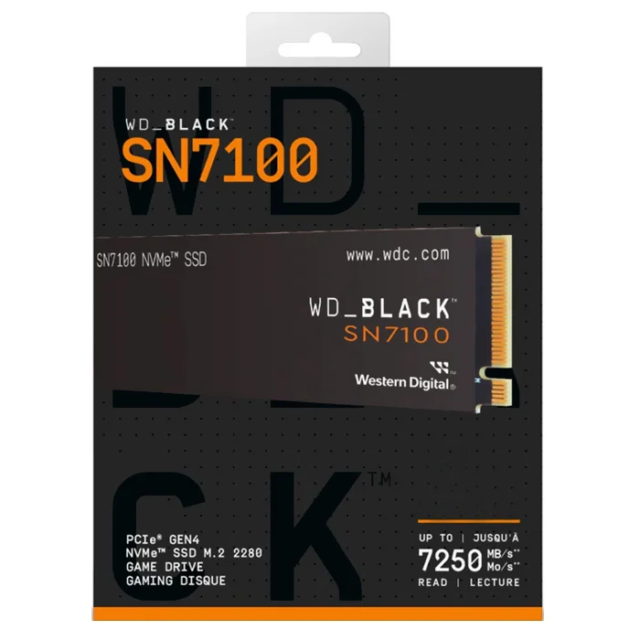 Imagem 2 de 3 do produto SSD WD M.2 2TB Black Sn7100 Nvme - Wds200t4x0e