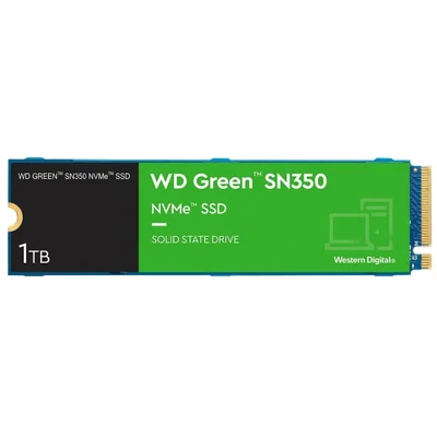 SSD WD M.2 1TB Sn350 Green Nvme - Wds100t2g0c