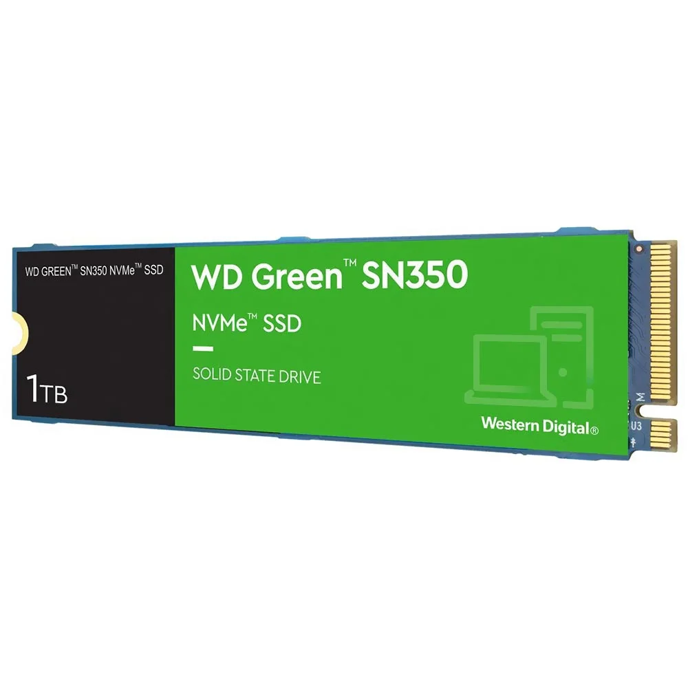 Imagem 3 de 3 do produto SSD WD M.2 1TB Sn350 Green Nvme - Wds100t3g0c