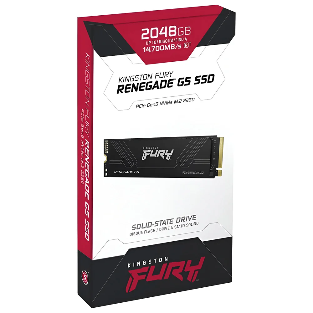 SSD Kingston M.2 2TB Fury Renegade G5 Nvme - Sfyr2s/2t0