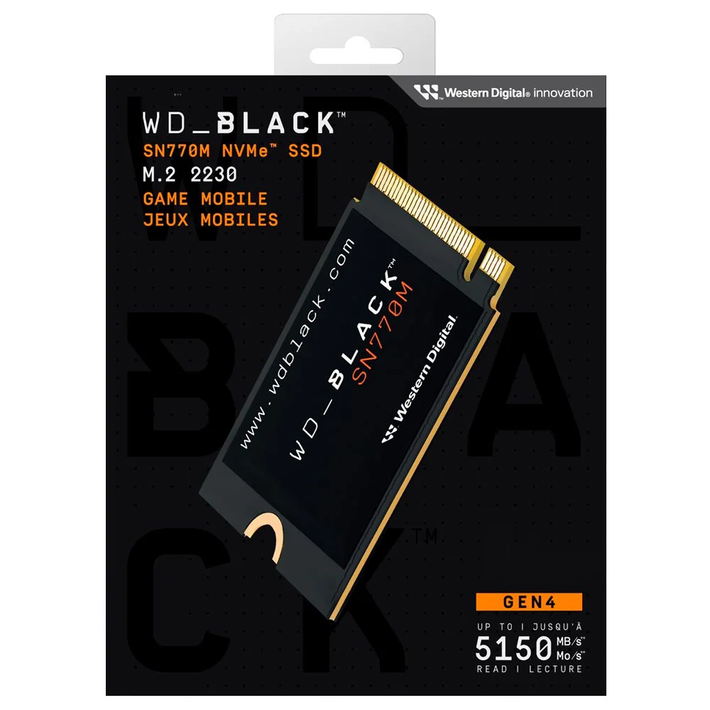 Imagem 2 de 3 do produto SSD WD M.2 2230 2TB Black Sn770m Nvme - Wds200t3x0g-00chy0