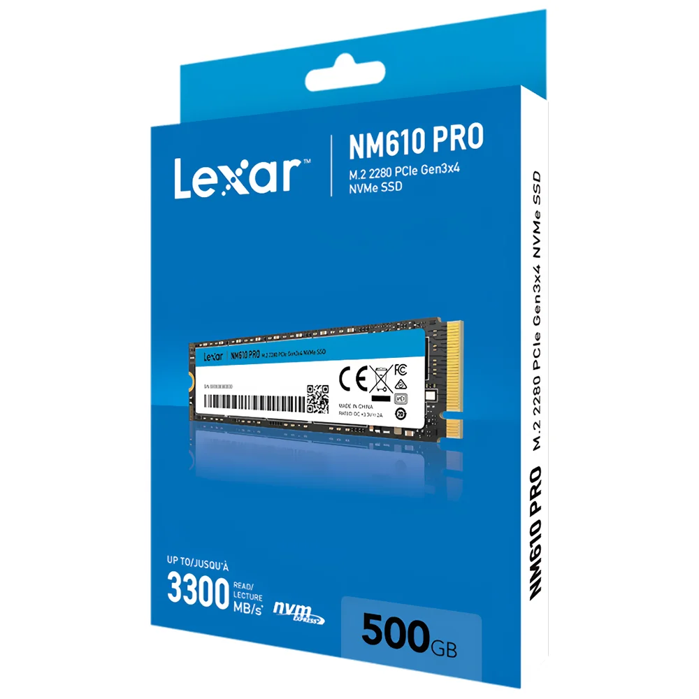 SSD Lexar M.2 500gb Nm610 Pro Nvme - Lnm610p500g