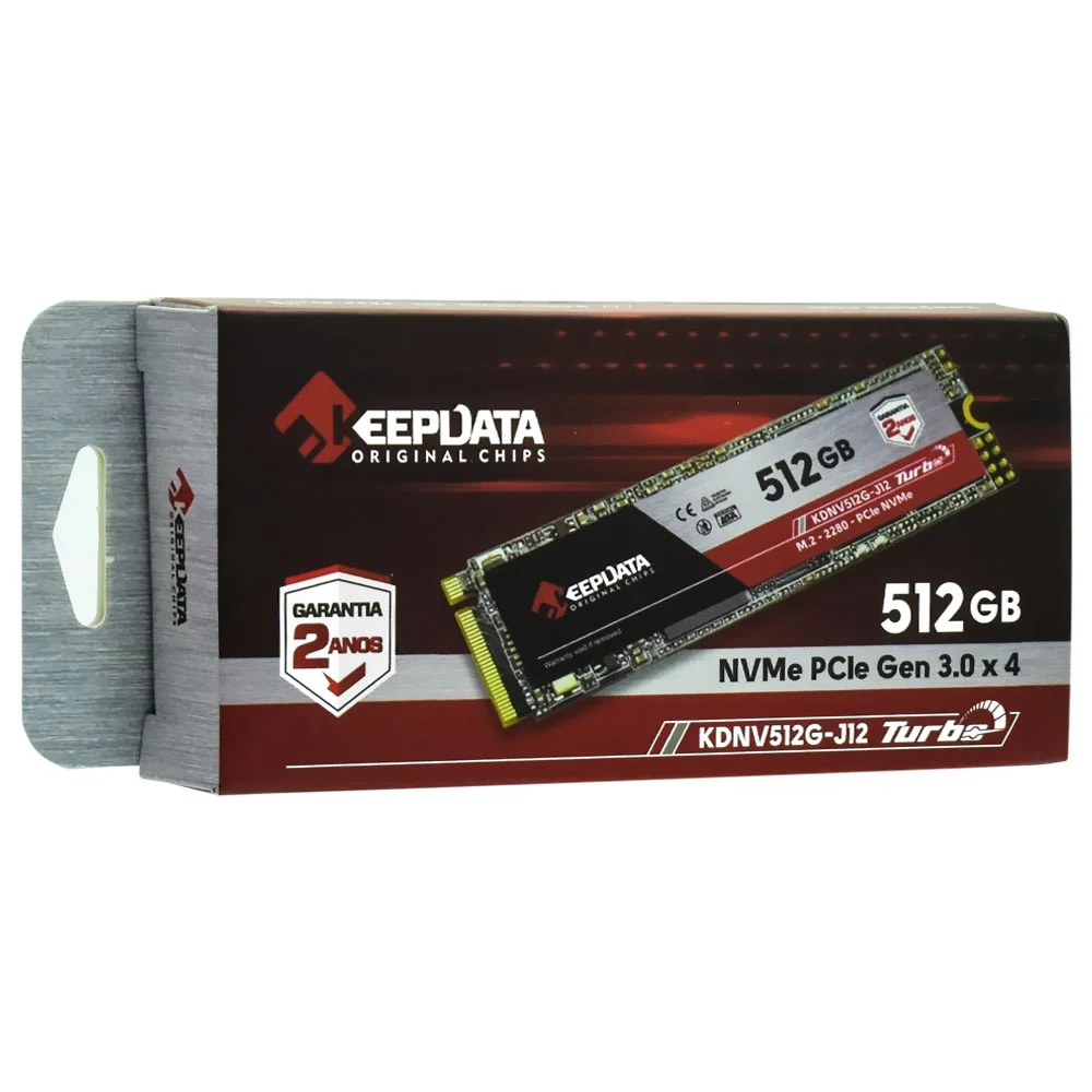 Imagem 2 de 3 do produto SSD Keepdata M.2 512gb Nvme - Kdnv512g-j12