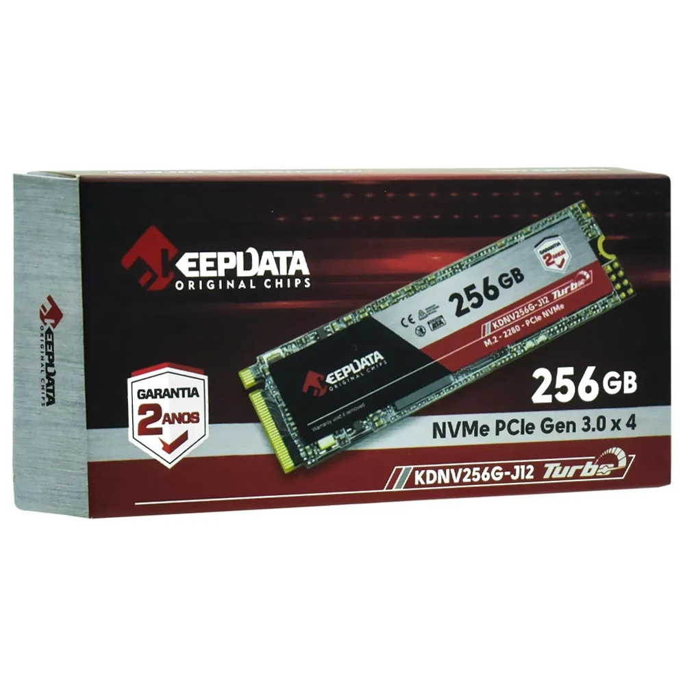 Imagem 2 de 3 do produto SSD Keepdata M.2 256gb Nvme - Kdnv256g-j12