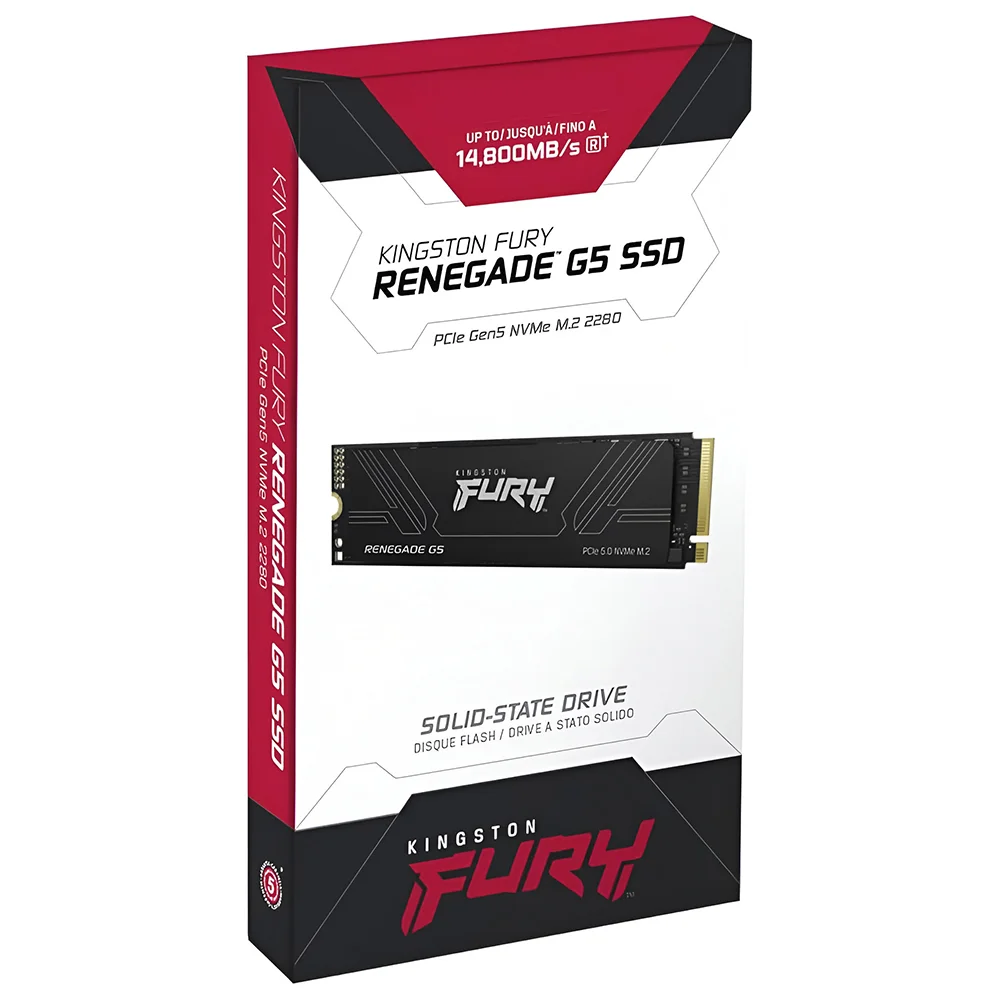 Imagem 3 de 3 do produto SSD Kingston M.2 8tb Fury Renegade G5 Nvme - Sfyr2d/8t1