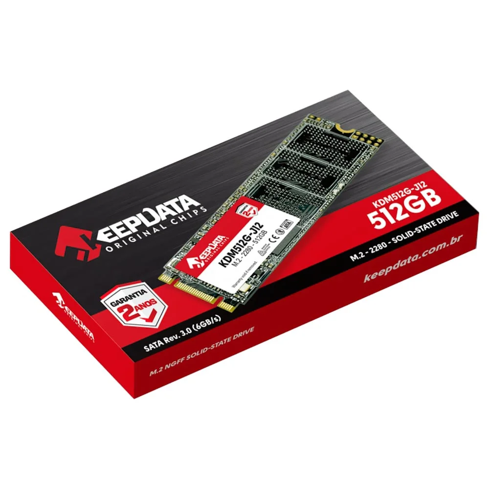 Imagem 2 de 3 do produto SSD Keepdata M.2 512gb Sata 3 - Kdm512g-j12