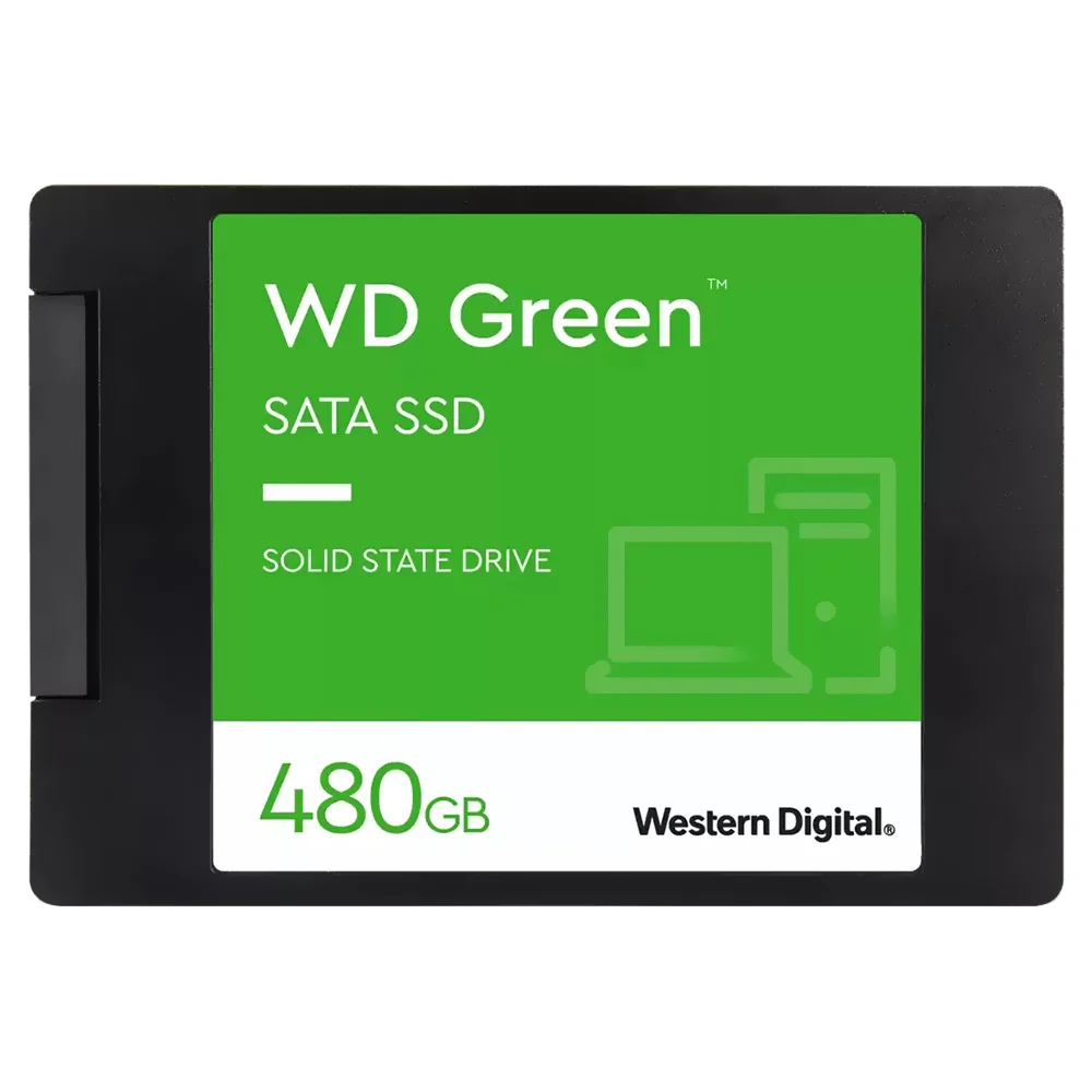SSD WD 480GB Green 2.5" Sata 3 - Wds480g3g0a 545mb/s