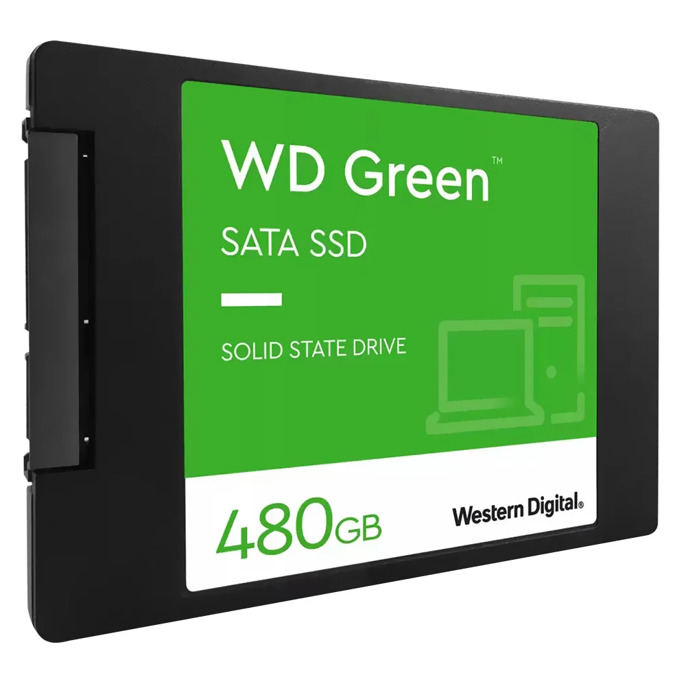 Imagem 2 de 3 do produto SSD WD 480GB Green 2.5" Sata 3 - Wds480g3g0a 545mb/s