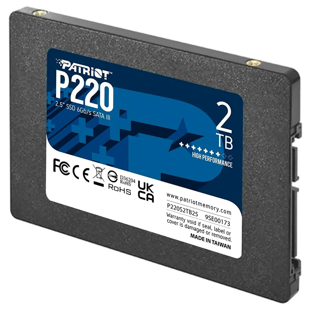 Imagem 3 de 3 do produto SSD Patriot 2TB P220 2.5" Sata 3 - P220s2TB25