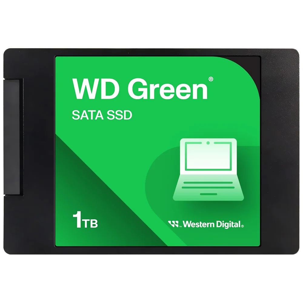 SSD WD 1TB Western Green 2.5" Sata 3 - Wds100t5g0a