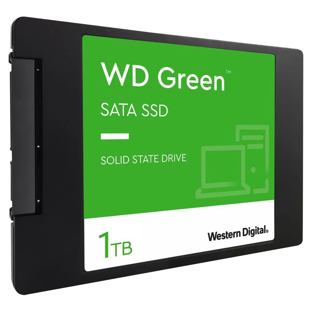 Imagem 3 de 3 do produto SSD WD 1TB Green 2.5" Sata 3 - Wds100t3g0a